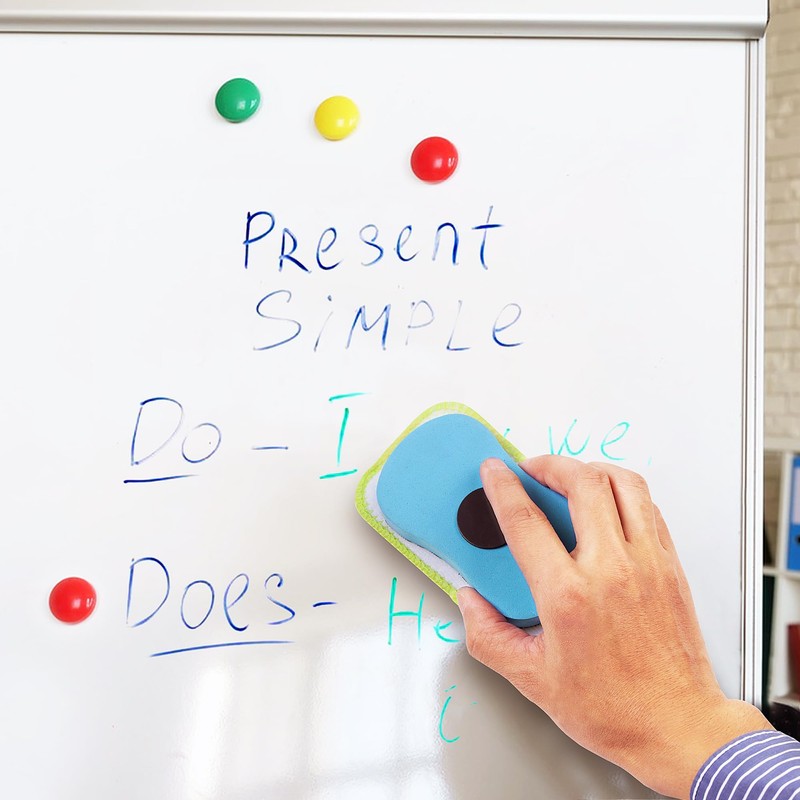 1Pc Chalkboard Eraser - Washable Reusable Microfiber Eraser Cleaning Chalk/Markers/Duster