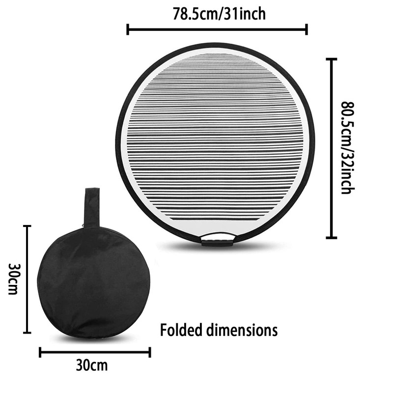 Dent Reflector Board 80cm Light Board Foldable Striped Reflector Car