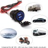 Ginsco Dual Usb Car Charger Adapter 12V 4.2A With Inline