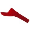 Flexible Wooly Combed Visor - Red S-M