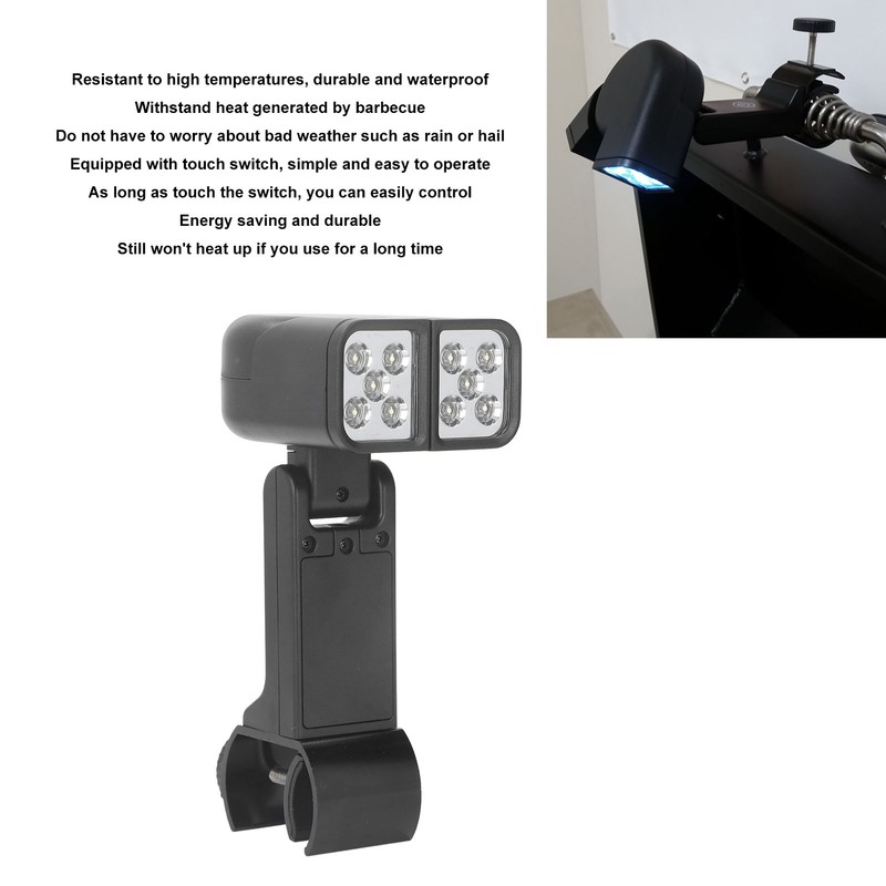 Outdoor Grill Light Portable Waterproof LED 180 90 Degree Rotation