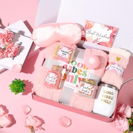 Get Well Gifts for Women,Get Well Soon Gift Baskets for Women Care Package for Her Mothers Dday Gift Basket with Tumbler and Blanket Thinking of You Gifts Spa Gift Baskets for Mom Wife Sister Friend