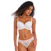 Freya Women's Offbeat Underwire Padded Half Cup, White, 30E