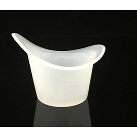 WOIWO 5 PCS Silicone Eye Wash Cup Silicone Eye Wash Cup SPA Eye Cup Medical Eye Cup with Calibration