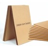 9 Pack A3 Corrugated Cardboard Sheets - Thick Kraft Card