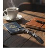 [DESANGU] Series Lanyard Keychain, Member Name Lanyard, Black, Bag Charm,