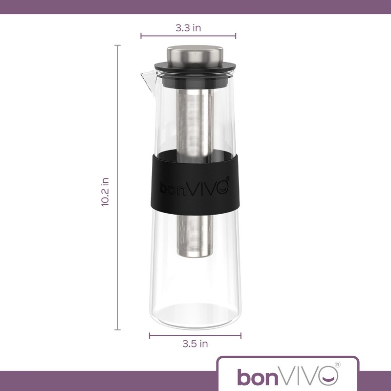 bonVIVO Frida Cold Brew Coffee Maker, Cold Brew Maker For