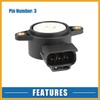Partuto Throttle Position Sensor No.8945206020 TPS Sensor for Toyota Camry