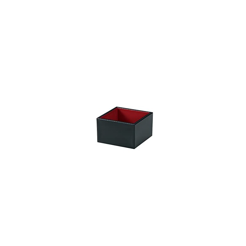 Tatsumiya Motenashiya One-go sake cup Black with red lacquer interior