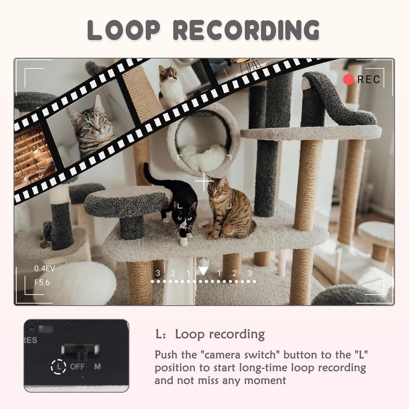 Security Camera Clock, HD 1080P Wall Clock Cameras No WiFi