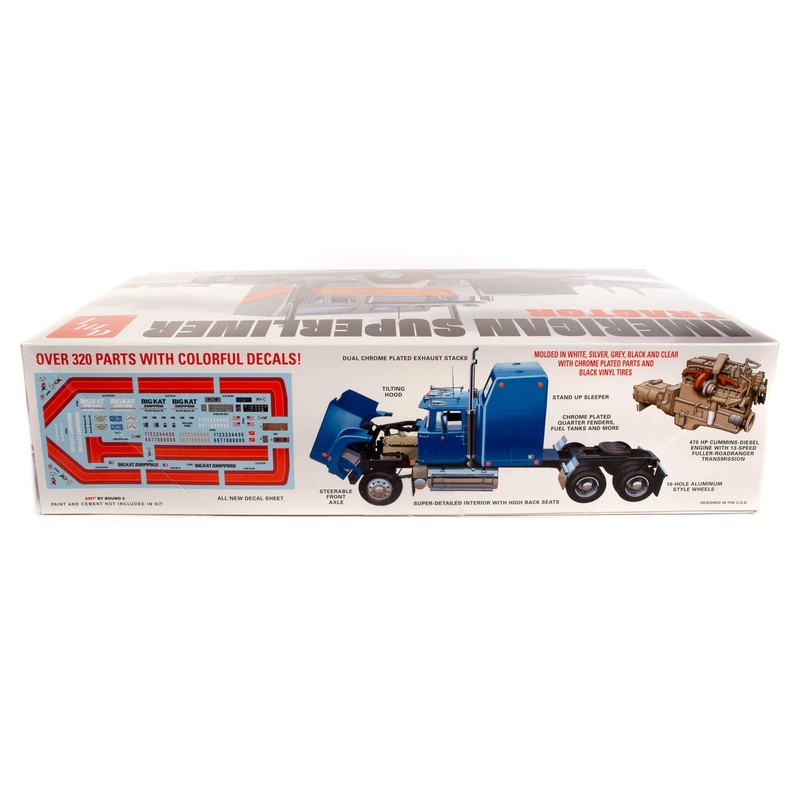 AMT American Superliner Semi Tractor 1:24 Scale Model Kit