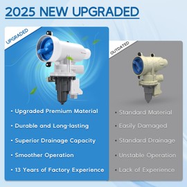 Upgraded WH11X29539 (OEM) Washer Drain Pump Filter Assembly for GE Top Load Washer, Clothes Drain Pump Replace Parts AP6986715 PS16217203 EAP16217203 AP6986715 4962370 PD00065822 for GE