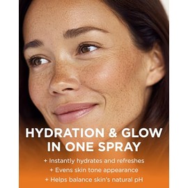 Andalou Naturals Tónico facial iluminador Clementina + Vitamina C (6 fl oz) | Tónico hidratante de niebla facial para equilibrar y refrescar la piel, 