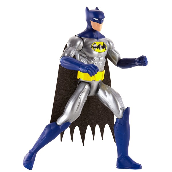 DC Justice League Action Caped Crusader Batman Action Figure, 12"