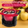OOKUU 5.12 - Inch Large Apple Slicer, Cut 12 Thin