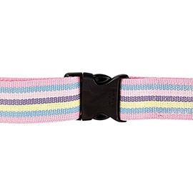 Kinsman Enterprises 80438 Gait Belt with Quick Release Plastic Buckle, 2" Width, 72" Length, 3 Pastel