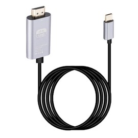 Hsthe Sea Type C to HDMI Cable 2 Meter 4K60Hz HD Adapter Cable Can Be Used to Connect Game Consoles, Mobile Phones, Tablets, Laptops and Other Devices