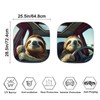 Bulopur Front Sun Shade for Car Funny Driving Sloth Windshield