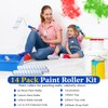 18 Inch Paint Roller Kit, 14 Pack Paint Roller Set