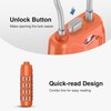 Puroma 2 Pack TSA Approved Luggage Locks, 4 Digit Combination