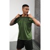 Wectm Men's Mesh Athletic Shirts Quick-Dry for Gym Running Training