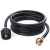 Hiland HLDS032-ADH 10' Propane Tank Adap TER Hose, Black
