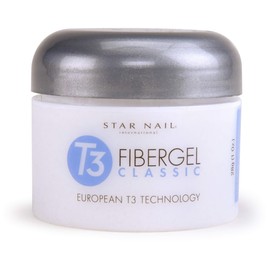 STAR NAIL T3 European Fibergel Whiter White 1 oz - Set of Two