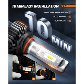 SEALIGHT HB3 Fog Light for Off-Road Use with Advanced Cooling Fan Technology, Compact & Efficient Design, Pack of 2