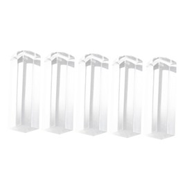 COHEALI 5pcs DIY Craft Seal Stamps Organic Material Blank Square Stamps for Scrapbooking Greeting Cards Envelopes