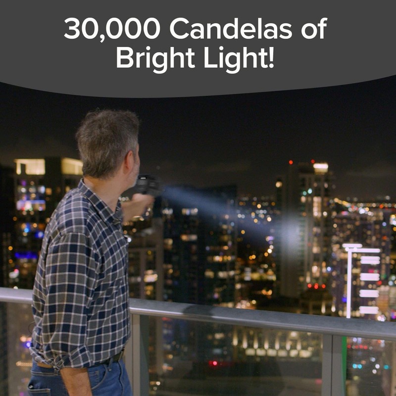 Star Patrol Platinum Mega-Bright Rechargeable Spotlight, AS SEEN ON TV,