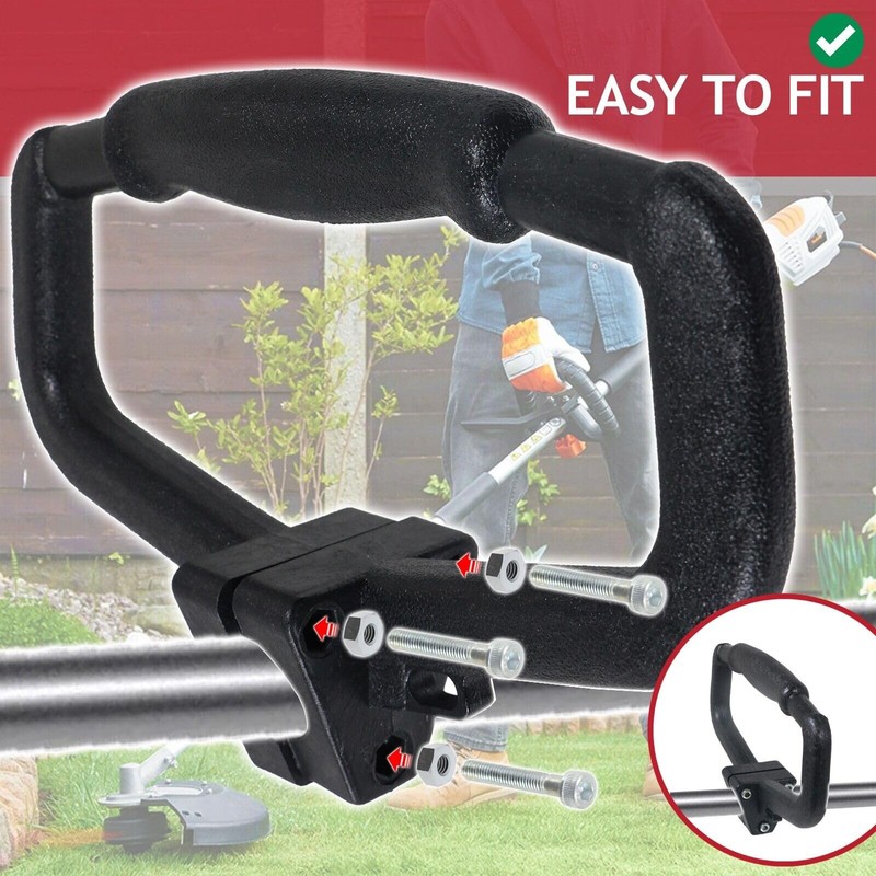 Spares2go Universal Strimmer Grip Handle Brushcutter Trimmer Pole Shaft Kit