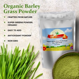 Best Botanicals Barley Grass Powder 16 oz. (Organic)