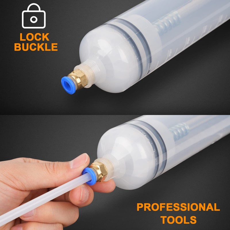 FTIHTRY Fluid Extractor, Extraction&Fill Pump,Fluid Syringe Pump Manual Suction Vacuum