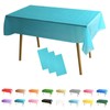 Pack of 3 Rectangular Tablecloths, Blue Lake Party Tablecloth, 137