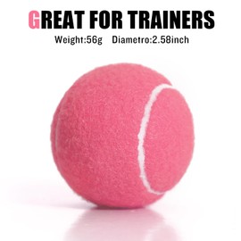 MRYCZ FYRHD 30 Pack Tennis Balls, Training Tennis Balls, Pet Dog Playing Balls, Practice Tennis Balls with Mesh Bag for Transport and Beginner Training