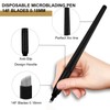 Professional Black Disposable Microblading Pens Hand Tools with Blades for