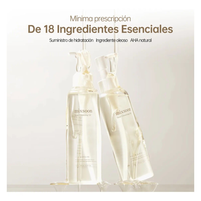 Mixsoon Bean Cleansing Oil Aceite De Doble Limpieza Facial