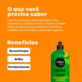 Salon Line Hidra Babosa Litrao Creme Para Pentear 1 Liter (Creme - 1 Liter)