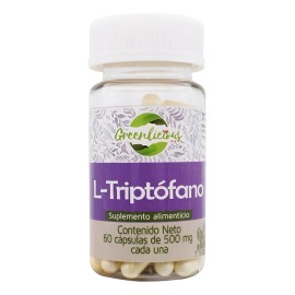 L Triptofano 60 Cap Greenlicious Mx Sabor Sin Sabor
