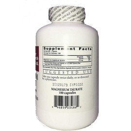 Cardiovascular Research EFM-MGT180X2 180 Capsules, Magnesium Taurate (Pack of 2)