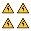 Electrical Voltage Warning W012 - DIN EN ISO 7010 /