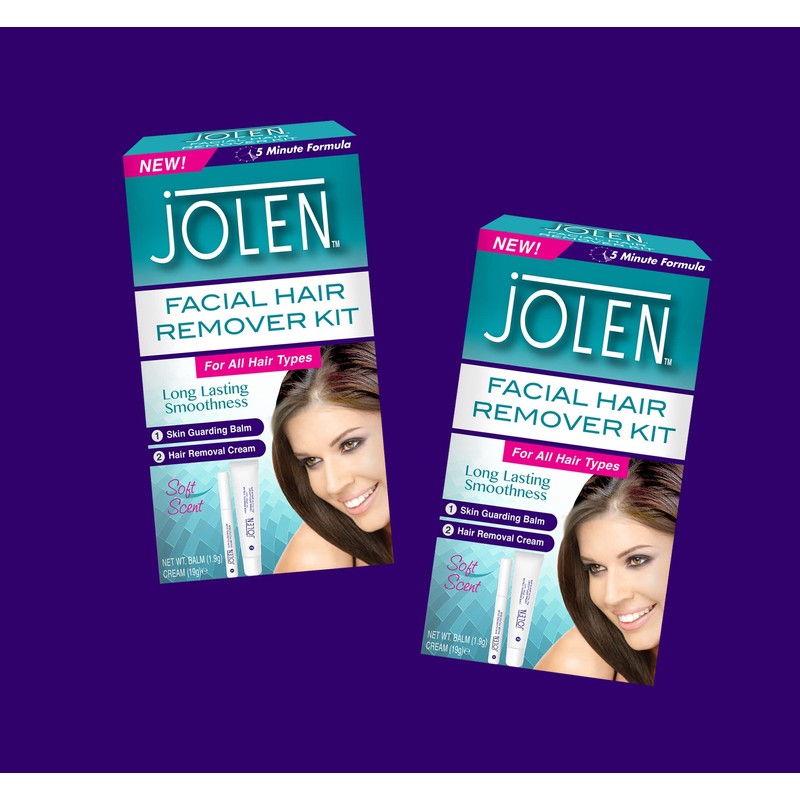 jolen facial hair remover kit