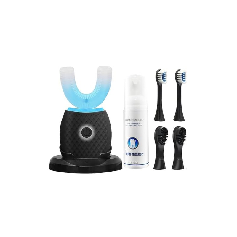 U-Shaped Electric Toothbrush for Adults – 360° Automatic Teeth Cleaning