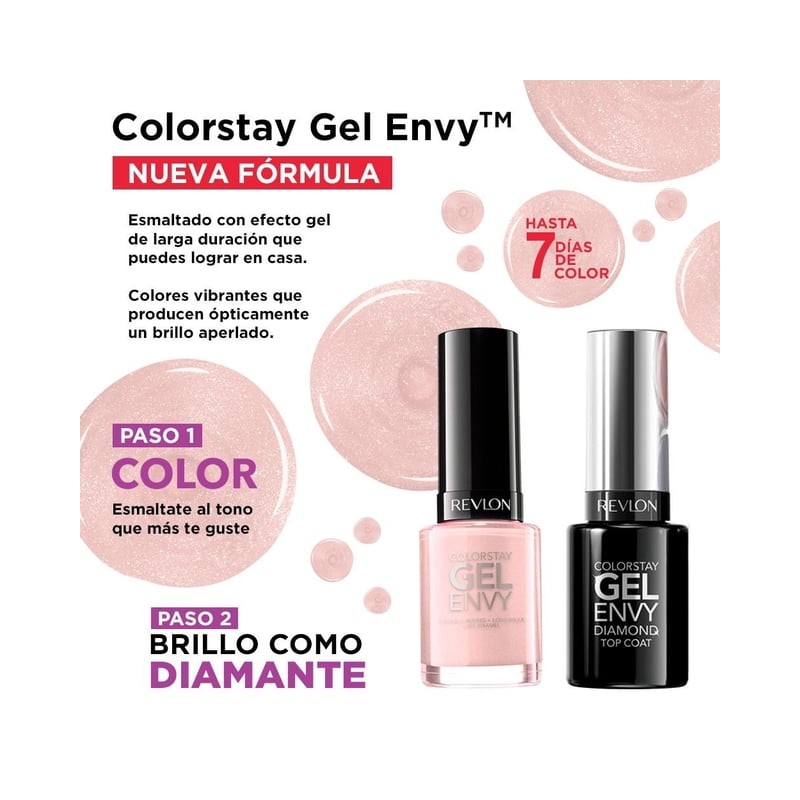 Esmalte de uñas Revlon ColorStay Gel Envy 620 roulette rush