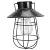 Solar Lantern Waterproof Hanging Light Outdoor Iron Art Hollow LED