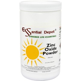 Zinc Oxide Powder - 20 oz. - Non-Nano Particles - Safe for The Skin
