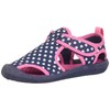 OshKosh B'Gosh Zapato acuático para niñas, azul marino/diseño, 6 X-Wide