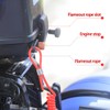 CGEAMDY Motorcycle Killswitch Reminder Cable, Universal Motorcycle Outboard Lawn Mower