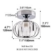 Crystal Chandelier Ceiling Lighting Fitting Small Lampshade Semi Flush Mount