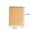 Operitacx 4pcs Sketching Paper Drawing Notebook Wire Bound Book Pad
